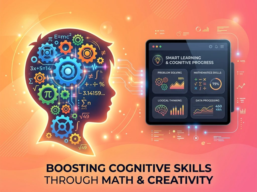 Abacus vs calculator for kids comparison highlighting working memory and active brain engagement versus passive digital input