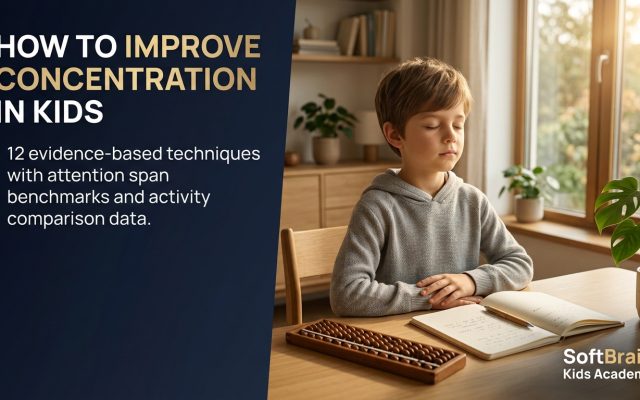 How to Improve Concentration in Kids: 12 Evidence-Based Techniques (2026)