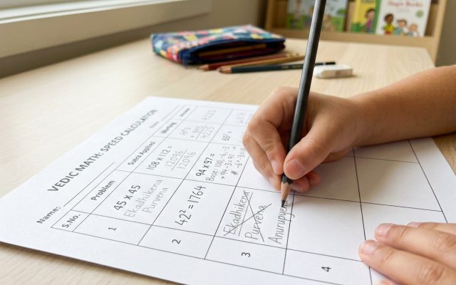 Vedic Math Worksheets for Kids: Free Printable Drills & Tricks (2026)